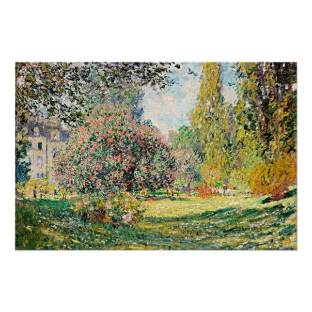 Monet - Landscape, The Parc Monceau, Poster (Front)