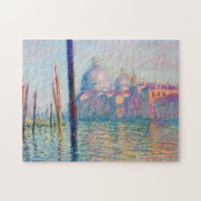 Monet Le Grand Canal Impressionist People Hardest Jigsaw Puzzle (Horizontal)