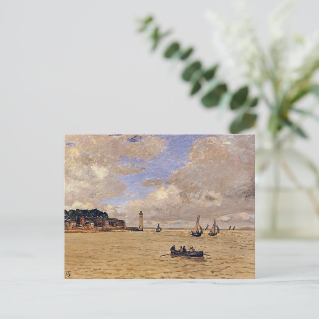 Monet - Lighthouse at the Hospice Postcard (Standing Front)