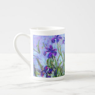Monet Lilac Irises Bone China Mug