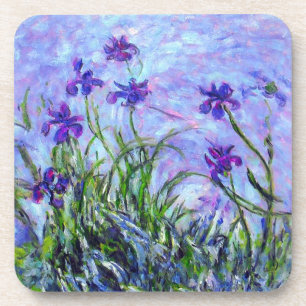 Monet Lilac Irises Coaster