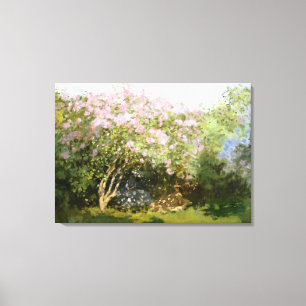 Monet - Lilacs in the Sun Canvas Print