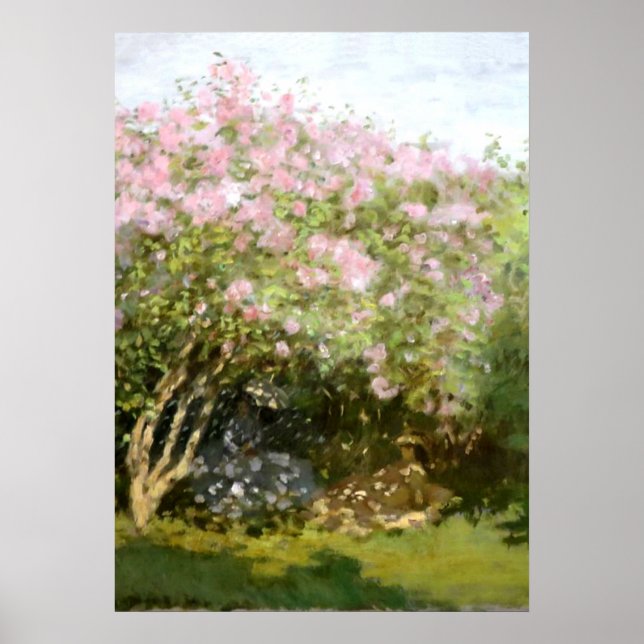 Monet - Lilacs in the Sun Poster (Front)