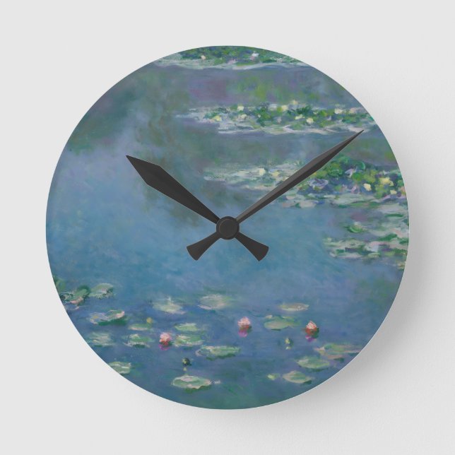 Monet Lily Pond Round Clock (Front)
