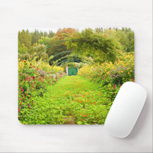 Monet, Monet's garden, Grand Alley Mouse Pad
