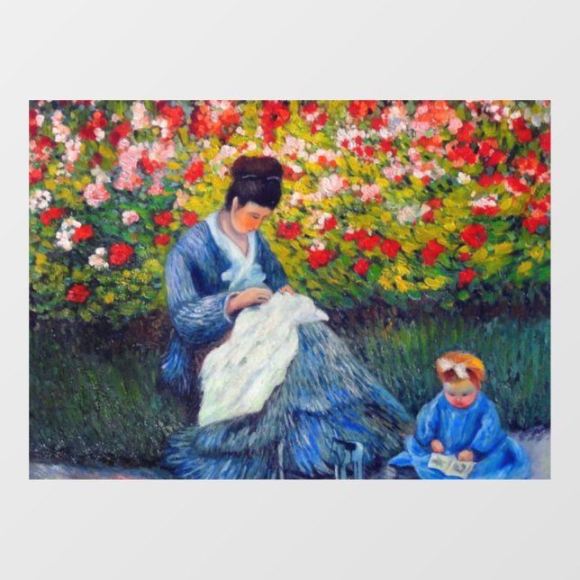 Monet Mother and Child in Garden (Sheet)