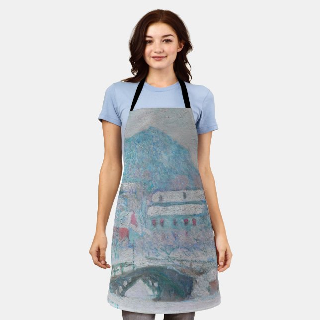 Monet - Norway, Sandviken Village in the Snow Apron (Worn)