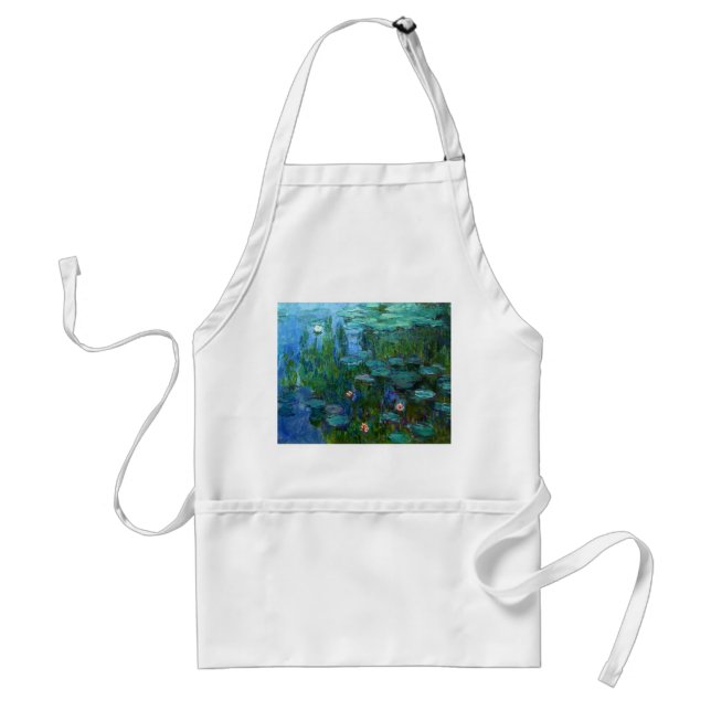 Monet Nympheas Water Lilies Apron (Front)