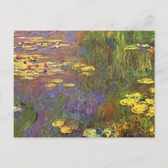 Monet Nympheas Water Plants Postcard (Front)