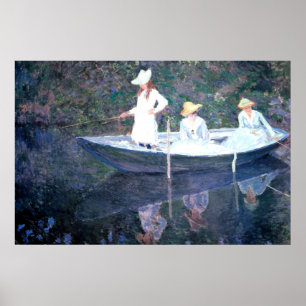 Monet Painting Poster