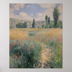 Monet Path on the Island of Saint Martin, Vétheuil Poster