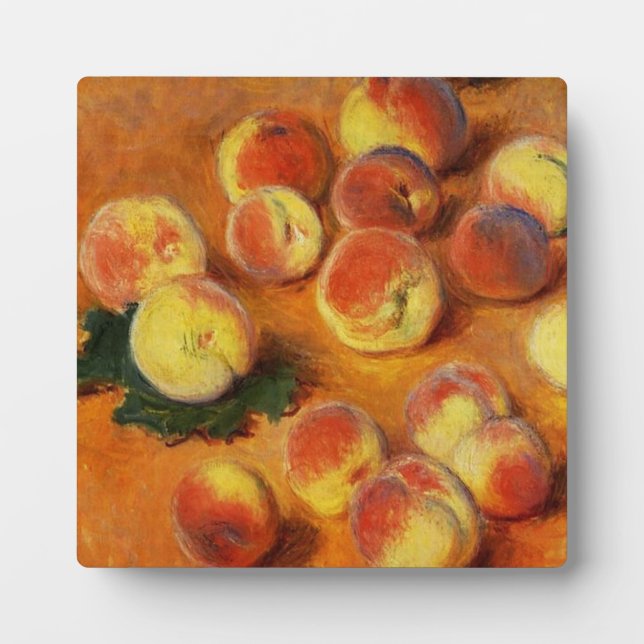 Monet Peaches Plaque (Front)