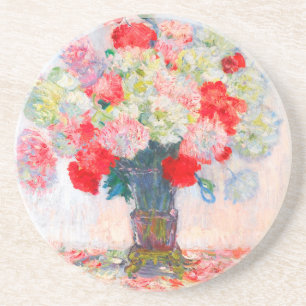 Monet Peonies Coaster