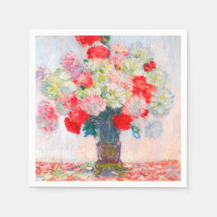 Monet Peonies Napkin