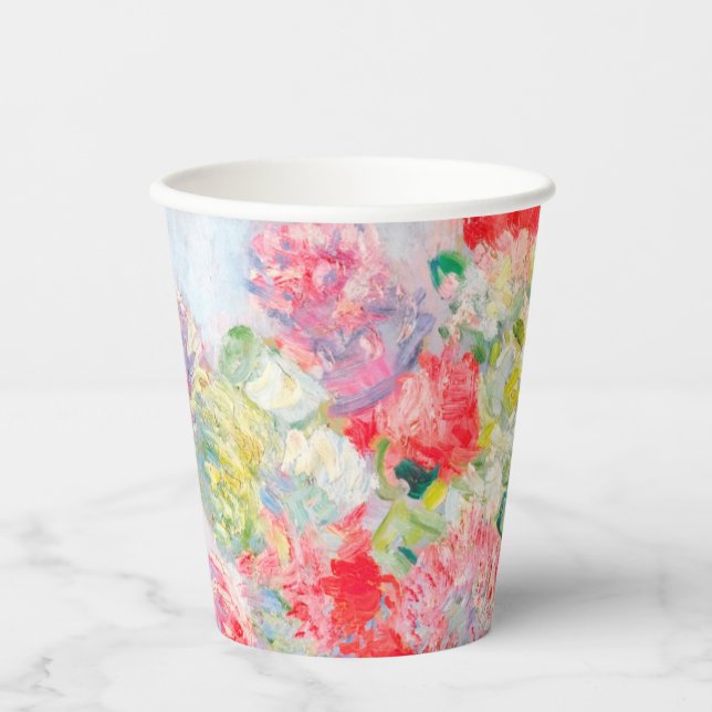 Monet Peonies Paper Cups (Front)