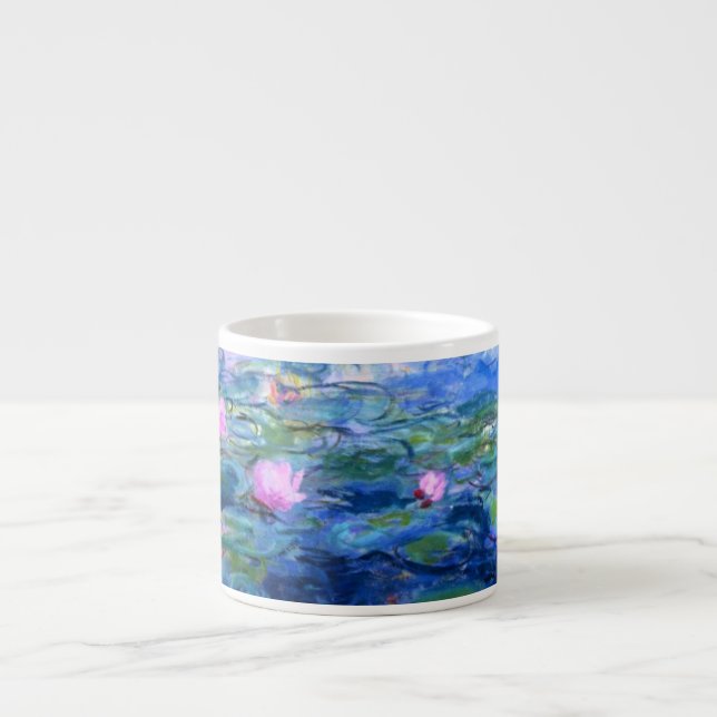 Monet Pink Water Lilies Espresso Cup (Front)