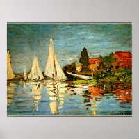 Monet - Regatta at Argenteuil, Impressionism