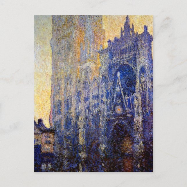 Monet - Rouen Cathedral, Morning Effect Postcard (Front)