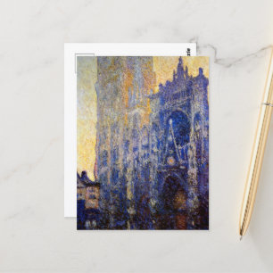 Monet - Rouen Cathedral, Morning Effect Postcard