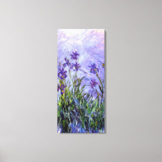 Monet’s Lilac Irises Canvas Print