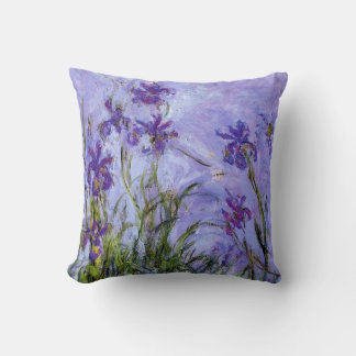 Monet’s Lilac Irises Cushion