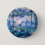 Monet’s Water Lilies 6 Cm Round Badge<br><div class="desc">Monet’s Water Lilies. 
Please visit my store for more interesting design and more colour choice => zazzle.com/iwheels*</div>