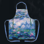 Monet’s Water Lilies Apron<br><div class="desc">Monet’s Water Lilies.
Please visit my store for more interesting design and more colour choice => zazzle.com/iwheels*</div>