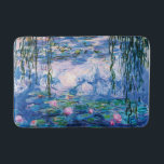 Monet’s Water Lilies Bath Mat<br><div class="desc">Monet’s Water Lilies.  
Please visit my store for more interesting design and more colour choice => zazzle.com/iwheels*</div>