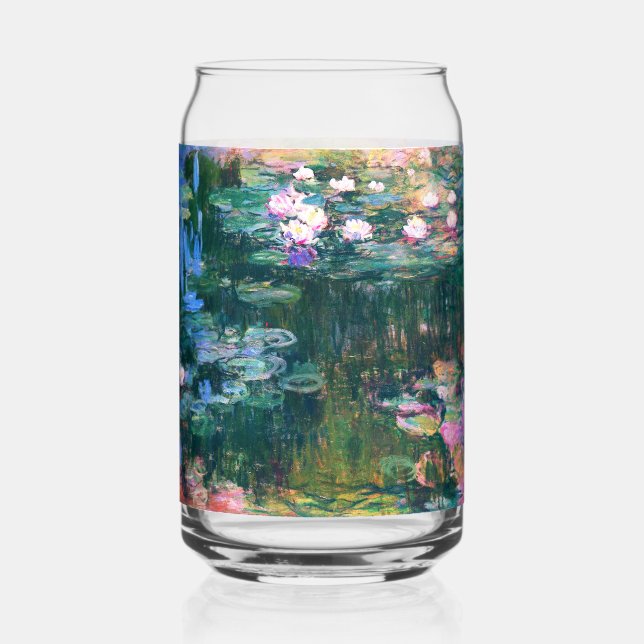 Monet’s Water Lilies  Can Glass (Front)