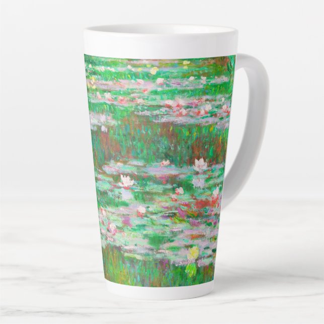 Monet’s Water Lilies Latte Mug (Right Angle)