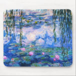 Monet’s Water Lilies Mouse Pad<br><div class="desc">Monet’s Water Lilies. Please visit my store for more interesting design and more colour choice. =>     zazzle.com/iwheels*</div>