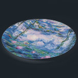 Monet’s Water Lilies Paper Plate<br><div class="desc">Monet’s Water Lilies.  
Please visit my store for more interesting design and more colour choice => zazzle.com/iwheels*</div>
