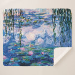 Monet’s Water Lilies Sherpa Blanket<br><div class="desc">Please visit my store for more interesting design and more colour choice => zazzle.com/iwheels*</div>