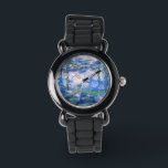 Monet’s Water Lilies Watch<br><div class="desc">Monet’s Water Lilies. Please visit my store for more interesting design and more colour choice. => zazzle.com/iwheels*</div>