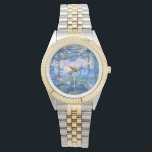 Monet’s Water Lilies  Watch<br><div class="desc">Monet’s Water Lilies. Please visit my store for more interesting design and more colour choice. => zazzle.com/iwheels*</div>