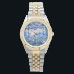 Monet’s Water Lilies Watch<br><div class="desc">Monet’s Water Lilies. Please visit my store for more interesting design and more colour choice. => zazzle.com/iwheels*</div>