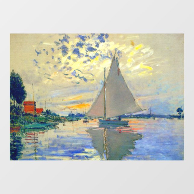 Monet Sailboat at Le Petit-Gennevilliers (Sheet)