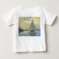 Monet Sailboat at Le Petit-Gennevilliers