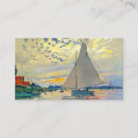 Monet Sailboat at Le Petit-Gennevilliers