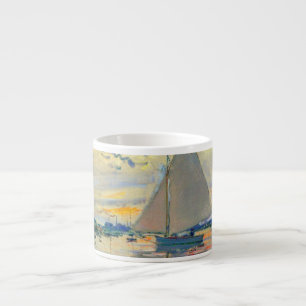 Monet Sailboat at Le Petit-Gennevilliers Espresso Cup