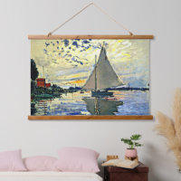 Monet - Sailboat at le Petit Gennevilliers