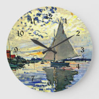 Monet - Sailboat at le Petit Gennevilliers