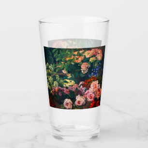Monet Spring Flowers Glass
