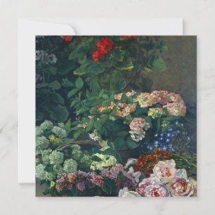 Monet Spring Flowers Invitation