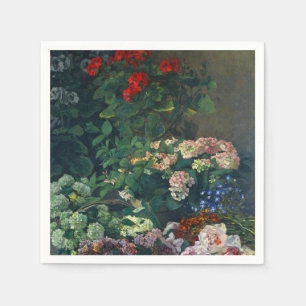 Monet Spring Flowers Napkin