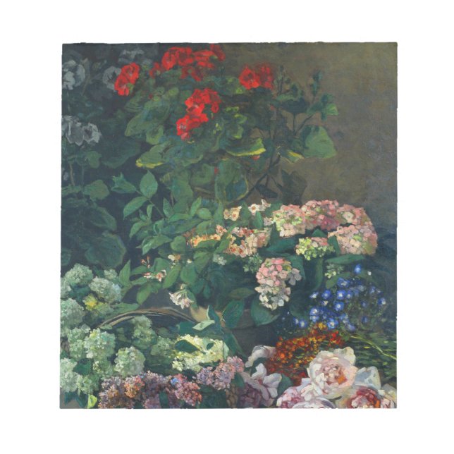 Monet Spring Flowers Notepad (Front)