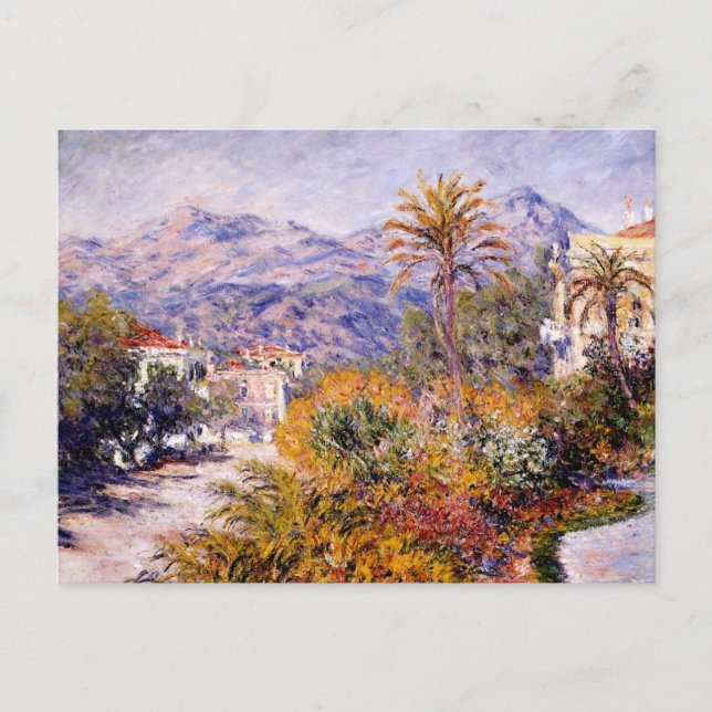 Monet - Strada Romada in Bordighera Postcard (Front)