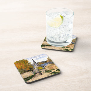 Monet - Street in Saint-Adresse Coaster