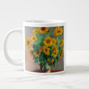 Monet Sunflowers Large Coffee Mug