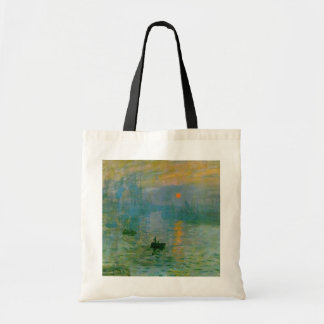 Monet Sunrise Painting Totebag Bookbag Tote Bag